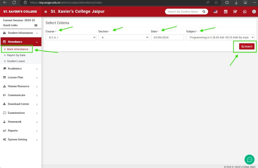 Take Attendance Step 1 How to Take Daily Attendance