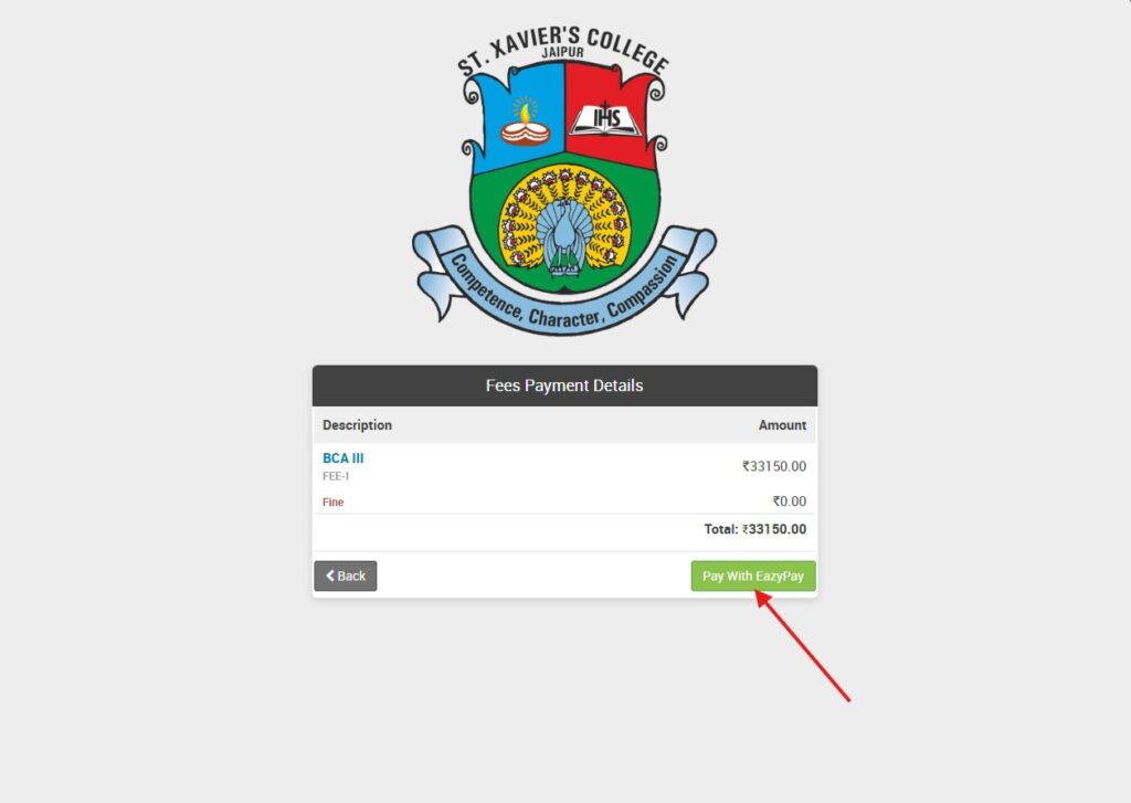 ERP Make Fee Payment Step 3 How to Make Your Fee Payment Using ERP (For Students)